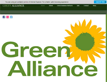Tablet Screenshot of greenalliance.biz